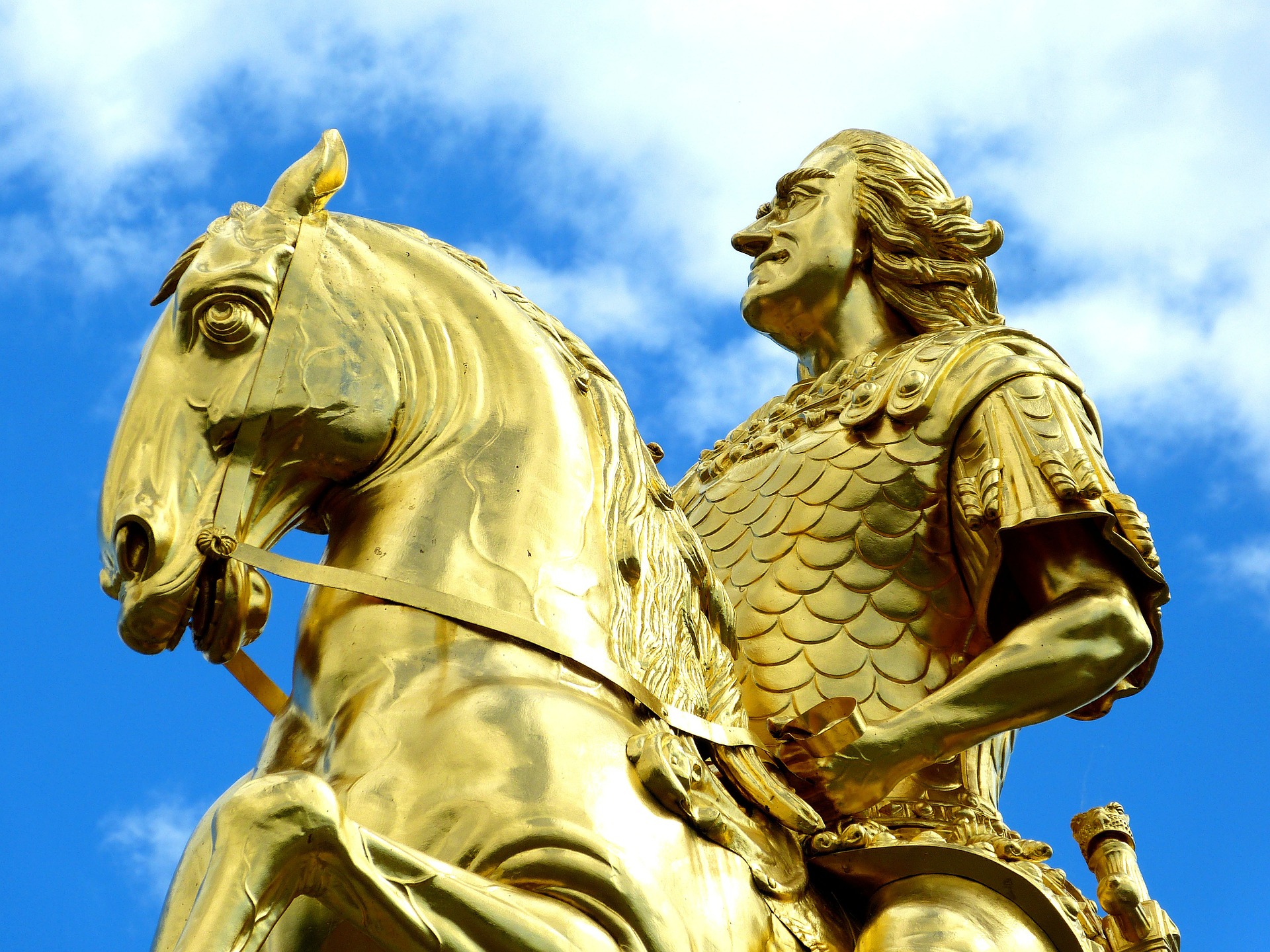 Der Goldene Reiter in Dresden